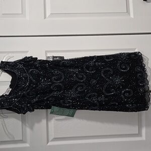 Beautiful beaded black dress